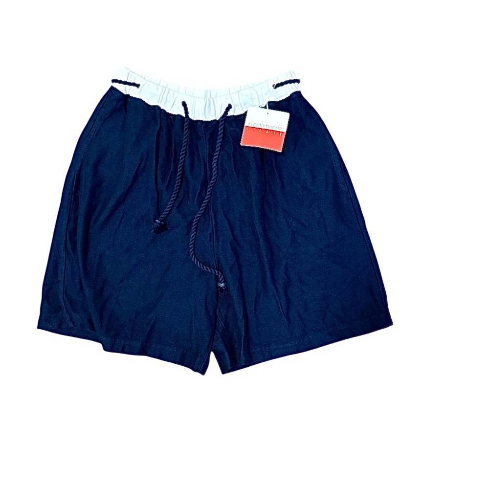 Liz Claiborne Blue and White Bermuda Shorts